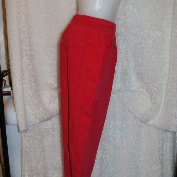 Cabin Creek red pants elastic waist size 8 - Picture 3 of 6
